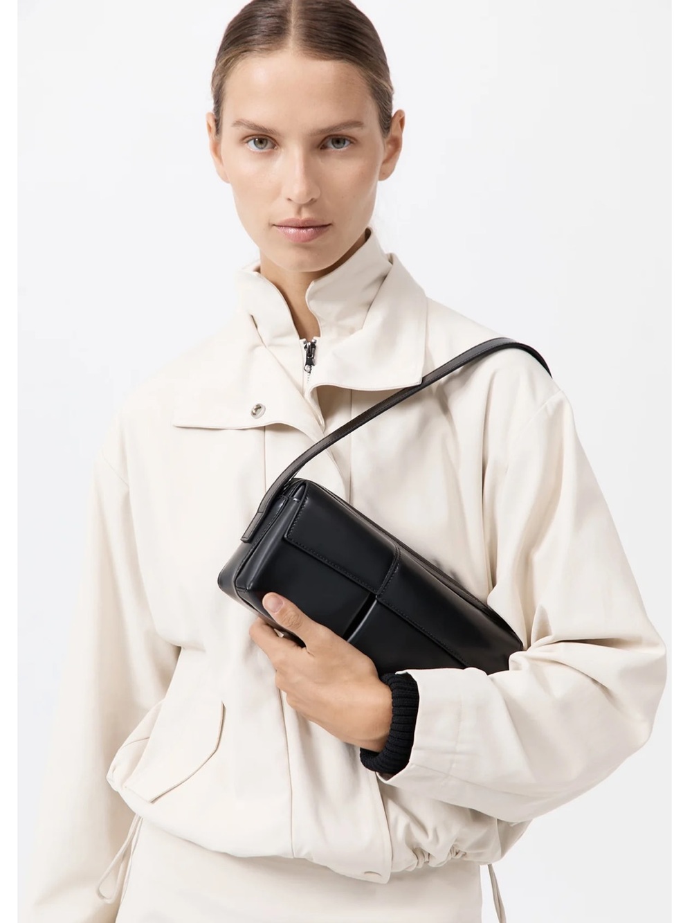 St Agni 90s Utility Shoulder Bag - Black